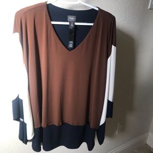 Travelers by Chico top NWOT SIZE 3